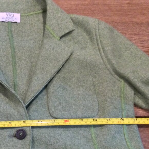 New! FEDELI Kelly blazer in Cashmere Jacket - Picture 11 of 11